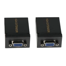 VGA удлинитель расширение 30 м CAT5/CAT6/RJ45 Кабельный адаптер разъем