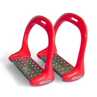 1 Pair Stirrup Horse Riding Equipment Stainless Steel Alloy Aluminum Thickening Non-slip Equestrian For Horse Saddle Horse Pedal 1