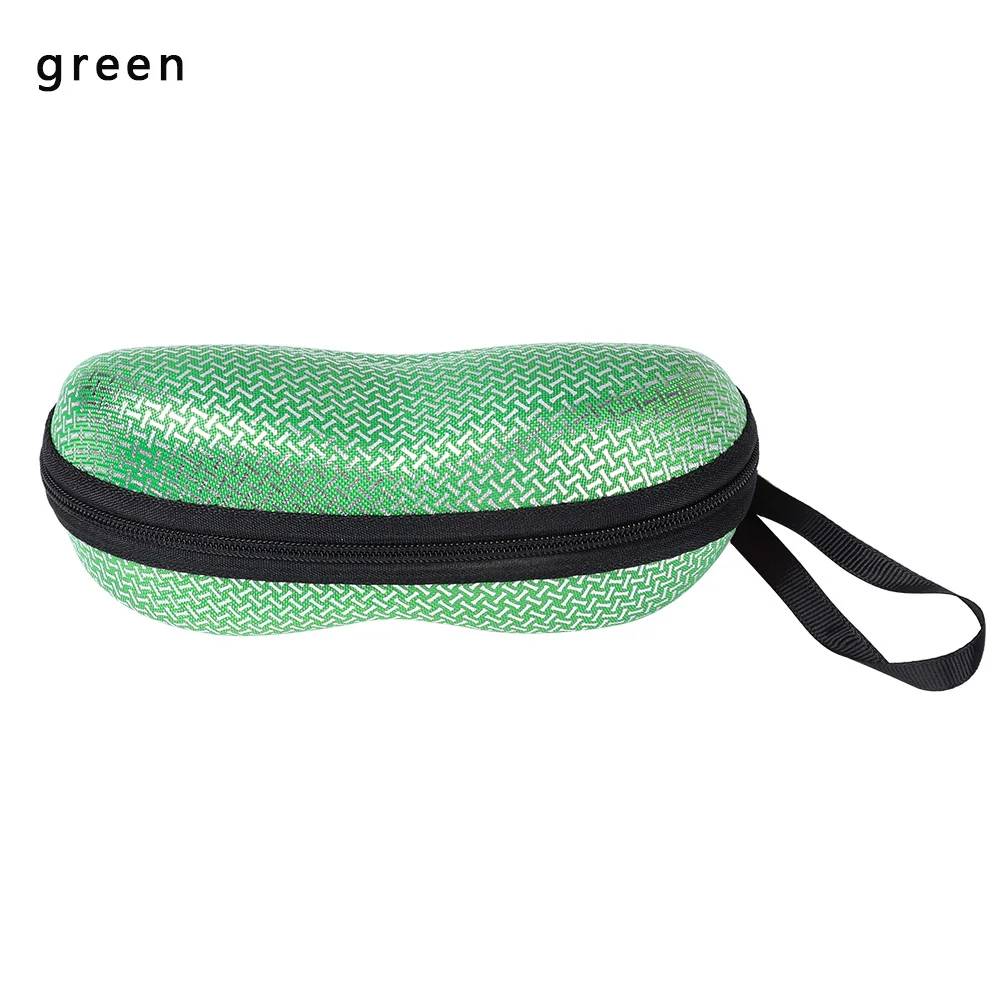 Новое поступление, 1 шт., коробка для солнцезащитных очков, коробка для очков с каменным узором, застежка-молния, простой стиль, портативная защитная коробка для очков из ЭВА - Цвет: 2-green