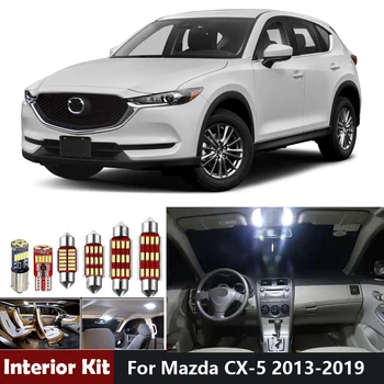 

12Pcs Canbus White Car Led Blubs For Mazda CX-5 CX5 2013 2014 2015 2016 2017 2018 2019 Led Interior Lighting Kit ReadingLamp