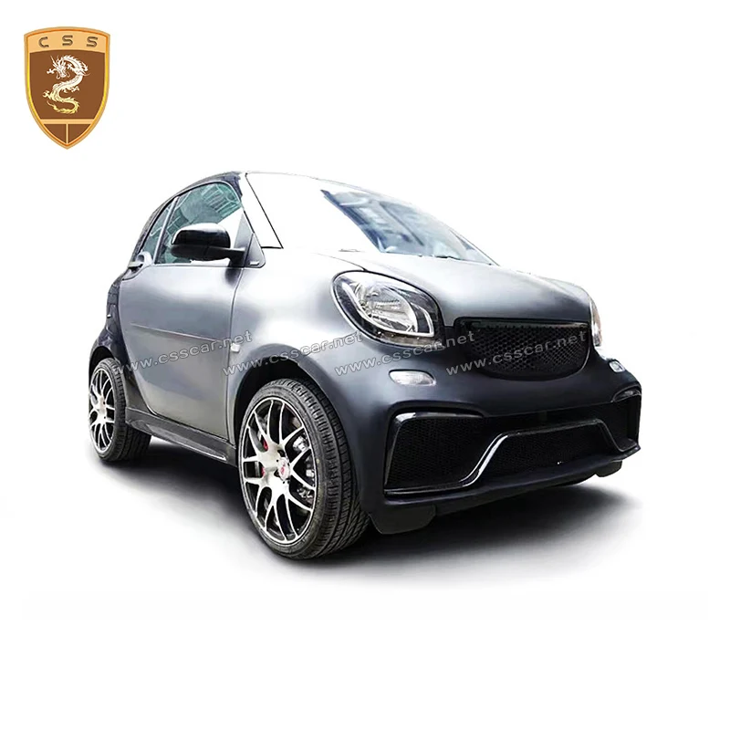 

Модные аксессуары для модификации автомобиля Mercedes Benz Smart 453, модернизация AMG, стекловолокно, передний и задний бамперы, боковая юбка, комплекты кузова