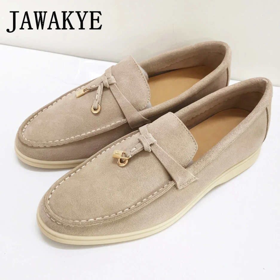 suede flat shoes womens