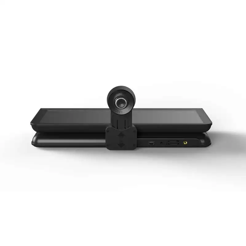Складная Автомобильная Dvr 8 дюймов видеорегистратор Android 5,1 Gps навигация с двумя объективами камера s Авто рекордер Full Hd 1080P Автомобильный видеорегистратор для Ch