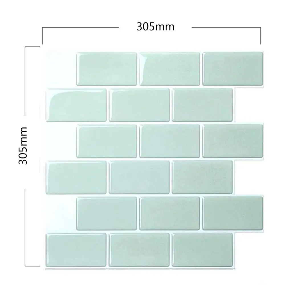 3D Brick Wall Stickers Living Waterproof RoomDIY Decor  Self-Adhesive Wallpaper Art For Kids Bedroom home Wall Decals