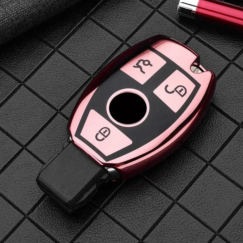 Cover chiave telecomando per Mercedes Benz E C G M R classe S 204 212 216 SLS SLK GLK CLK E400 - Hba53ba7f484c42ada3fd83bedb06ed1eq