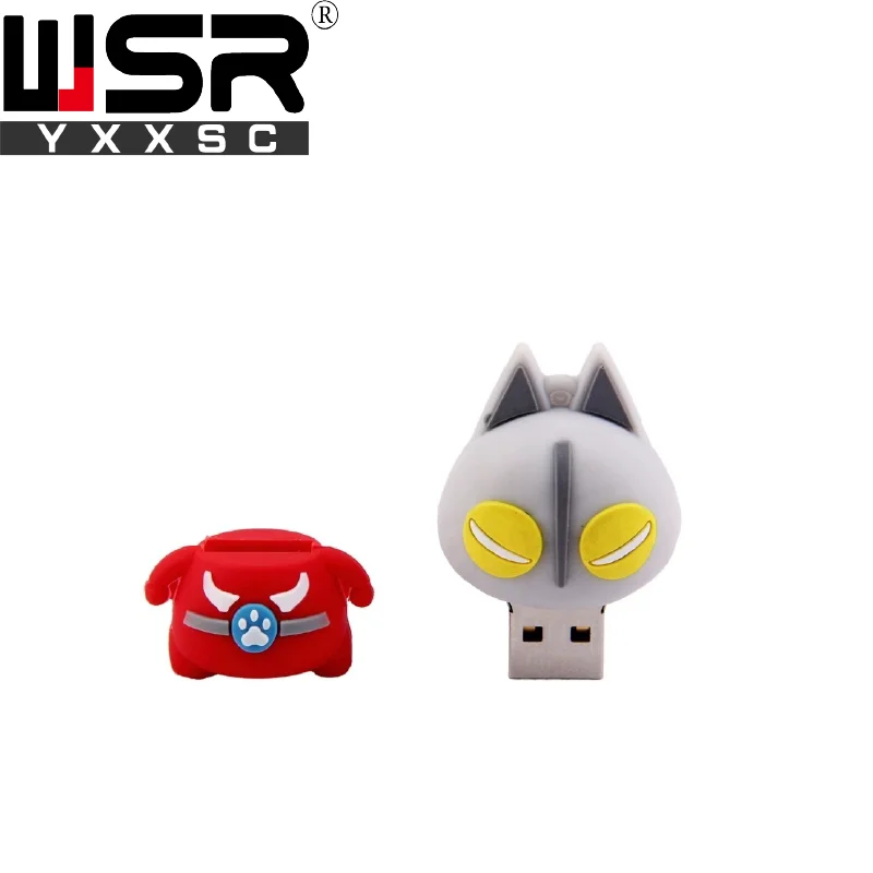 Newst cartoon Ultraman usb2 0 pen drive 32gb 64gb 128gb creative high speed usb flash drive 4