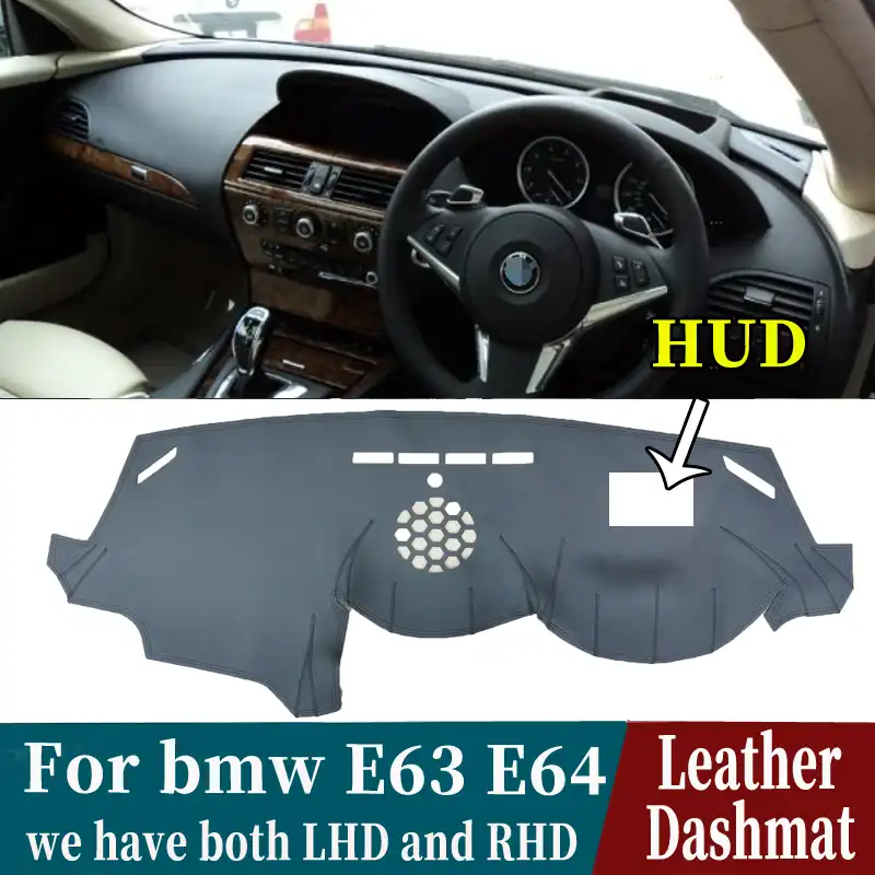 For bmw 6 series E63 E64 630 640D 650I Leather Dashmat Dashboard Cover ...