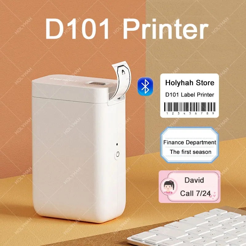 Niimbot D101 D11 Plus Thermal Label Printer Portable Pocket Label Maker Mobile Phone Home Office Use Mini Printing Machine