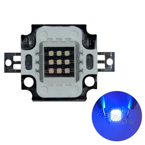 고출력 UV LED 다이오드 칩, 울트라 바이올렛 COB 전구 램프, 3W, 5W, 10W, 20W, 30W, 50W, 100W, 365nm, 370nm, 395nm, 400nm 2