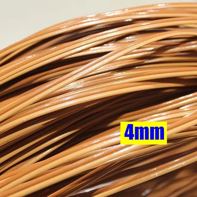 82 Types 10 Meters PE Flat Round Synthetic Rattan Material DIY Weaving Rope Knit Repair Furniture Bed Sofa Chair Table Basket 20