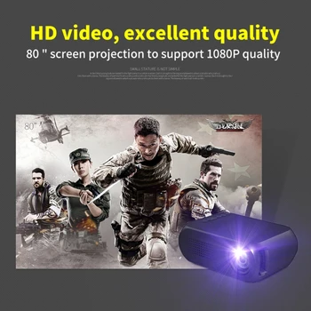 

Portable Mini LED Movie Projector Home Theater Cinema Media Intelligent Display
