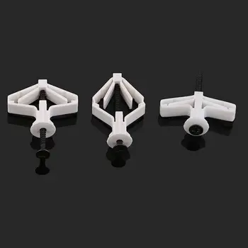 

Aircraft Expansion Anchor Bolt Plug Plastic Expansion Anchor Bolt Pipe Tube Nylon Toggle Anchor With Screws Plasterboard Wall