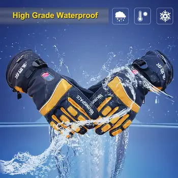 

Outdoor Electric Ski Gloves Finger Double-Sided Heated Temperature Control Rechargeable Waterproof Gloves