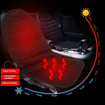 

Heated Car Seat Covers 12V Universal Heater Pad Car Seat Cushion Winter Warmer Cover with Temperature Controller For Ford Kia