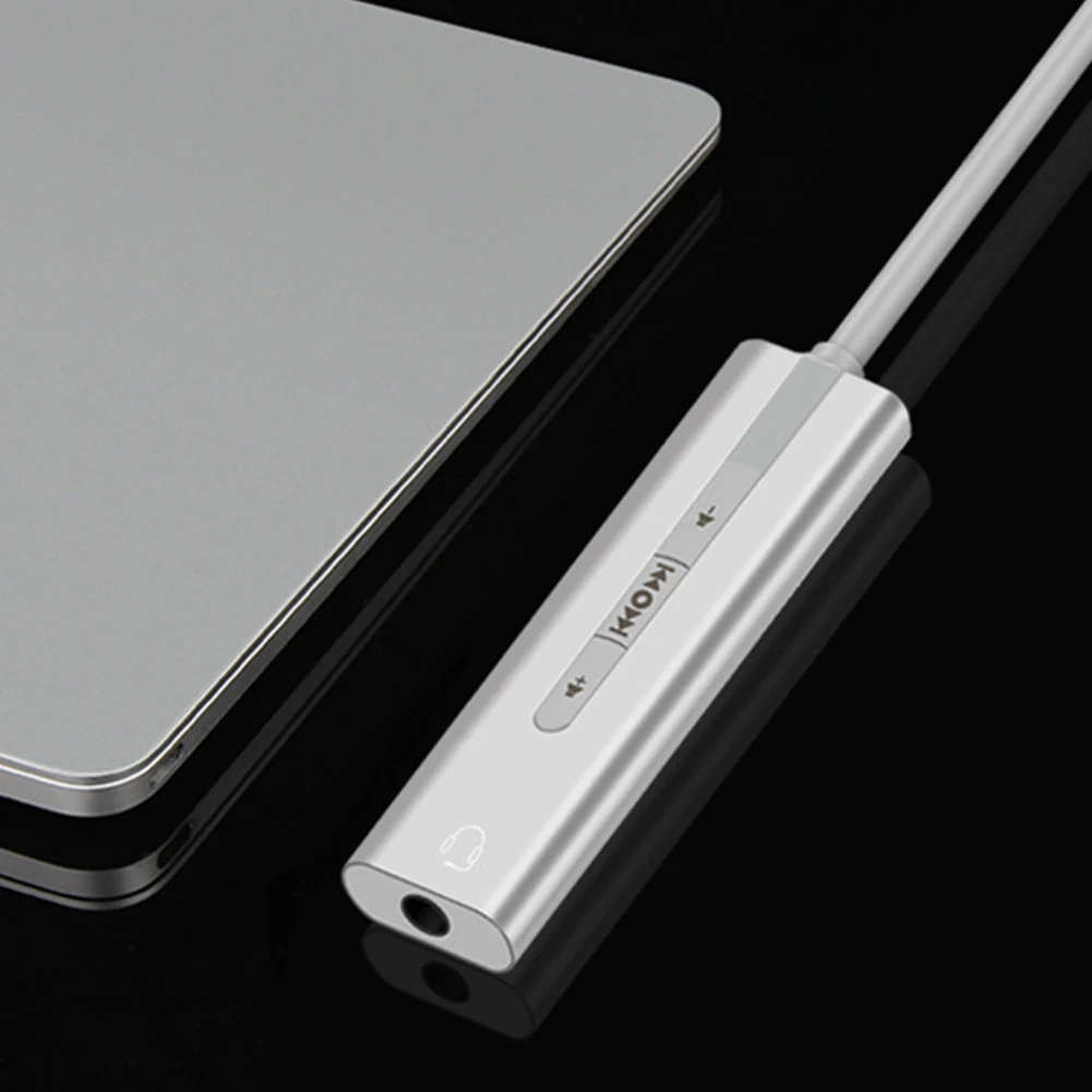 2 в 1 для ПК USB до 3,5 мм разъем портативный Plug And Play внешняя звуковая карта гарнитура адаптер регулятор громкости легкий говорящий