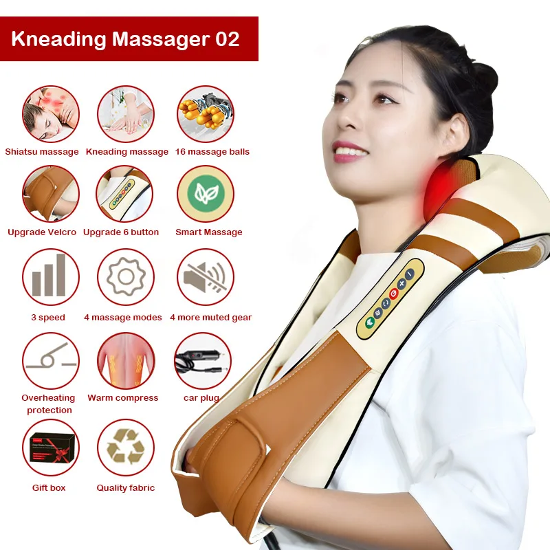 Kneading Massager 02 Массажер для шеи - Цвет: Kneading Massager 02
