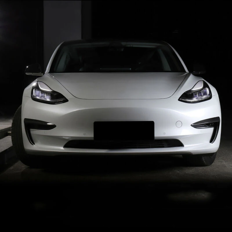 2 шт. фар защитной рамки, аксессуары для Tesla модель 3 замена прочный