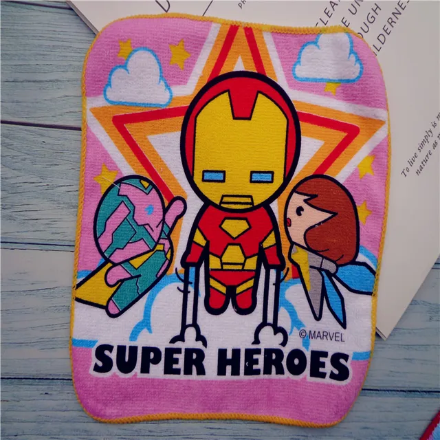 10PCS Kids Happy Birthday Party Favor Cartoon Cotton 20CM Small Square Kids Party Gift Souvenir 4