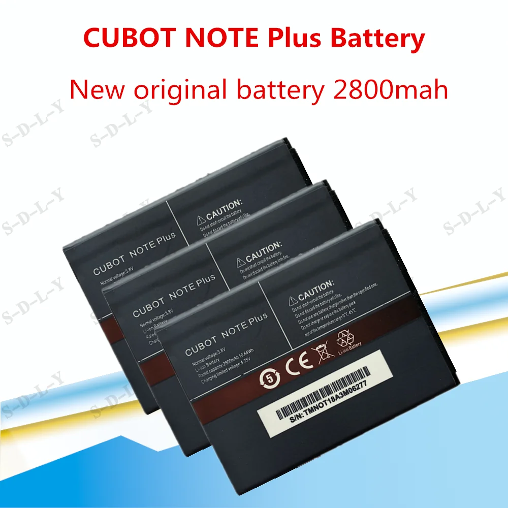 

MATCHEASY High Quality 2800mAh battery for CUBOT noteplus Note plus Smartphone