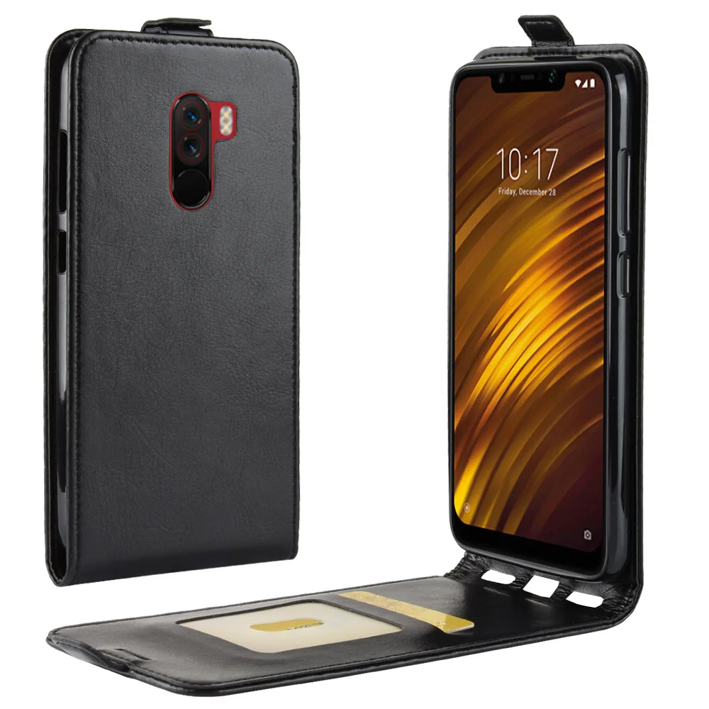 

For Xiaomi Pocophone F1 case Flip PU Leather Silicone up and down Hit ColorFull Phone Case For Xiaomi Pocophone f1 Back Cover