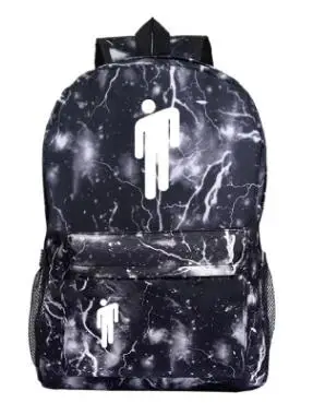 Модная нейлоновая сумка Mochila, звездное небо, Billie Eilish, рюкзаки, женские школьные сумки с глазами, сумки для ноутбука, сумки для путешествий, Подростковый рюкзак для ноутбука
