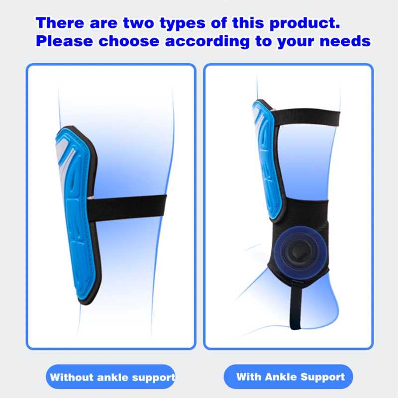 1 Pair Football Shin Pads EVA Sponge Futbol Soccer Shin Guard Breathable Football supplies L158