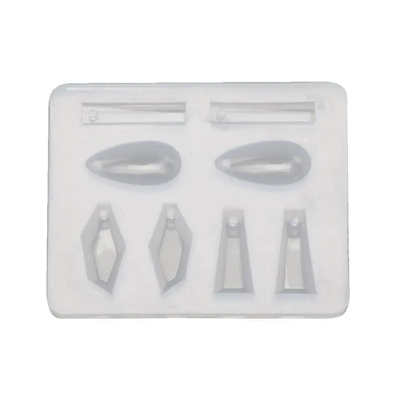 

Irregular Pendant With Holes Earrings Neckalce Resin Mold Jewlery Making Tools T4MD