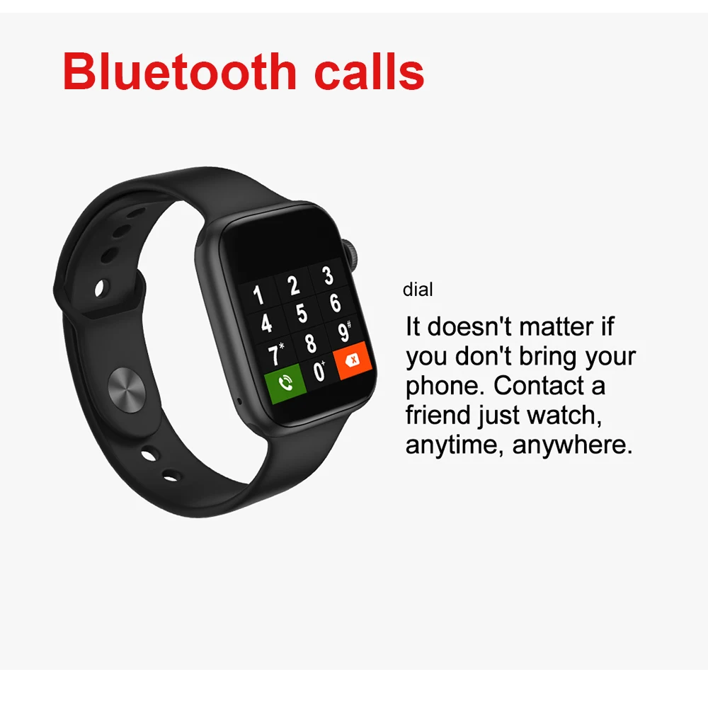 iwo 8 lite T5 Bluetooth Smart Watch Call 1.54 IPS Heart Rate Monitor Smartwatch Men Women for iOS Android PK iwo 8 12 Pro