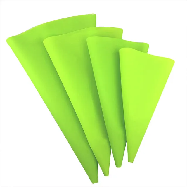4Pcs/1Pcs Kitchen Gadgets Cream Pastry Bag Baking Accessories DIY Cake Decorating Food Grade EVA/TPU Reusable Piping Bags 4pcs Different sizes