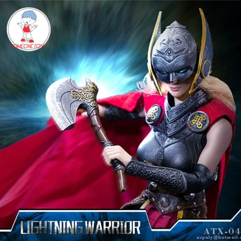 

1/6 Scale Lightning Female Warrior ATX042 Head Sculpt Clothes AccessorySet for TBLeague Female Body Figure Toy
