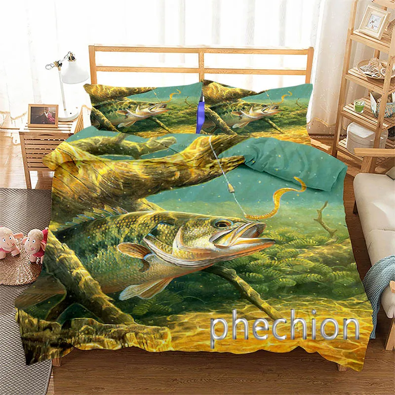 New Carp Hunter Art 3D Printed Cover Set Twin Full Queen King Size Bedding  Set Bed Linens Bedclothes for Young K157 - AliExpress