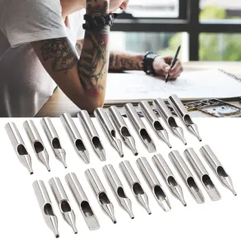 

22pcs 304 Stainless Steel Assorted Tattoo Nozzle Tips Needle Nozzle Mix Kit Tattoo Machine Tattoo Cartridge Needles Accessories