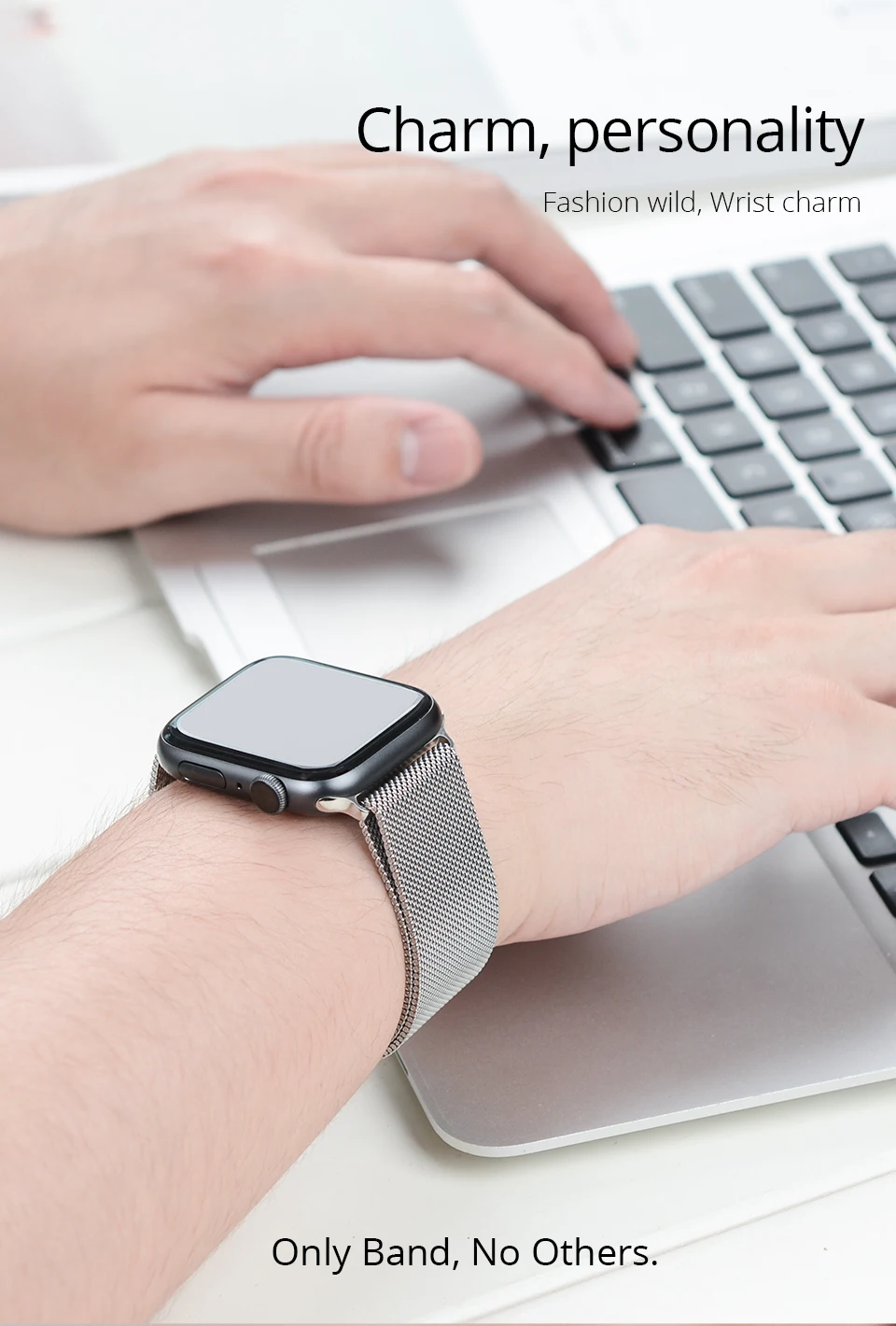 PZOZ для Apple watch 5 4 Миланская петля ремешок из нержавеющей стали 40 мм 44 мм ремешок для часов для Apple watch 3 2 1 Аксессуары для часов 38 мм 42 мм