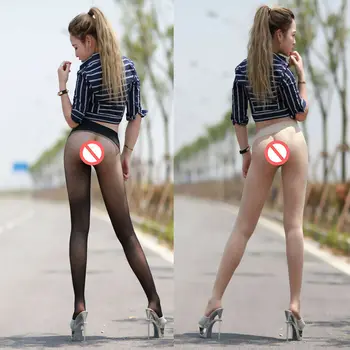 

Metelam Seamless Pantyhose Tights Nylons See-through Stockings Sheer No Seam Pantyhose