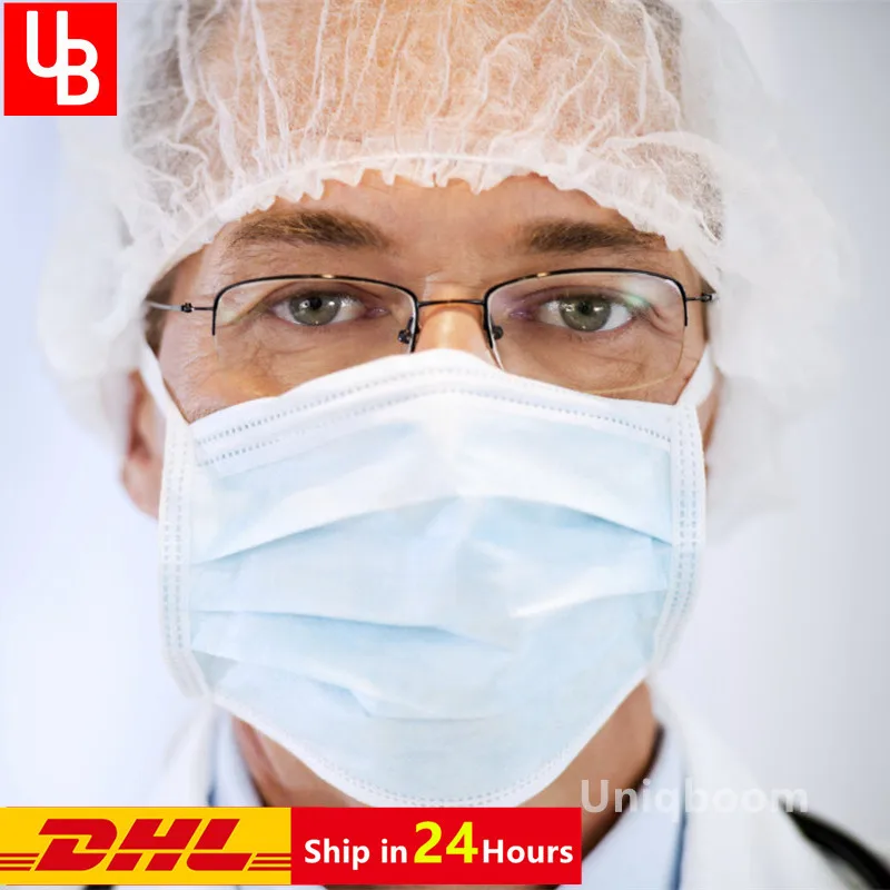 

Disposable Dust Safety Mouth Masks Anti PM 2.5 90% Filtration Breathing Respirator Gas Masks Face filter Mask Fast shipping