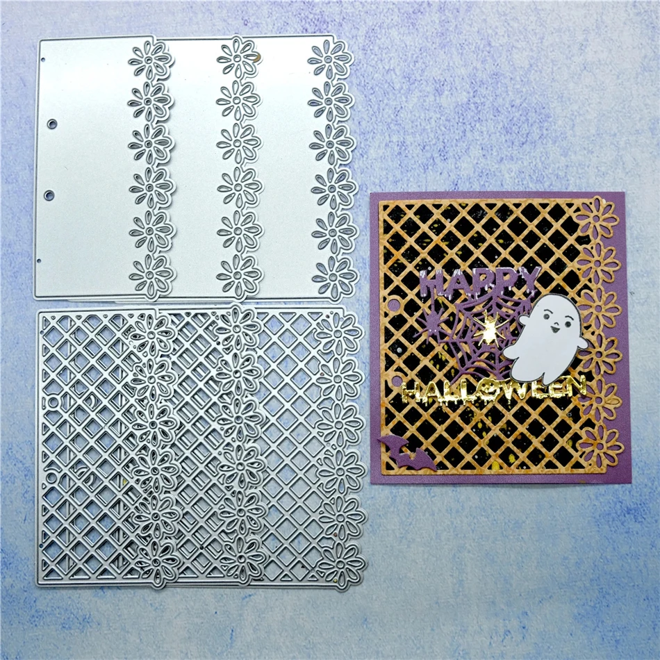 GJCrafts 6 шт. Металлические Стальные режущие штампы с цветочным орнаментом, трафареты для поделок, скрапбукинга, бумаги/фото-карты, штампы для тиснения