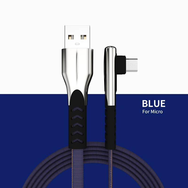 3A Micro USB кабель для Xiaomi Redmi Note 5 Быстрая зарядка Microusb кабель зарядного устройства для samsung Note J5 J6 J7 кабели для телефонов Android - Цвет: Blue
