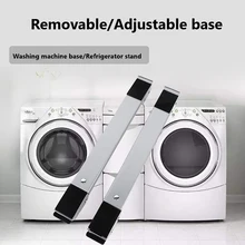 

Washing Machine Refrigerator Mobile Base Stand Bracket Multi-functional Movable Roller Trolley Fixed Mount Racks Adjustable