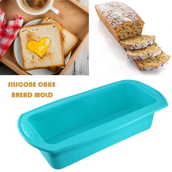 

Silicone Toast Mould Rectangular Cake Mold Family Kitchen Baking Tools Toast Candy Mold Baking Tool DIY Kitchen Cake Making