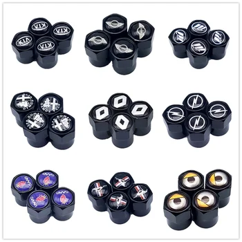 

100pcs BLACK Aluminum Wheel Tire Valve Caps for Volkswagen VW Polo Golf 4 5 6 7 Beetle Audi A3 8V A4 B5 B6 B7 B8 A6 C5 A5 TT Q3