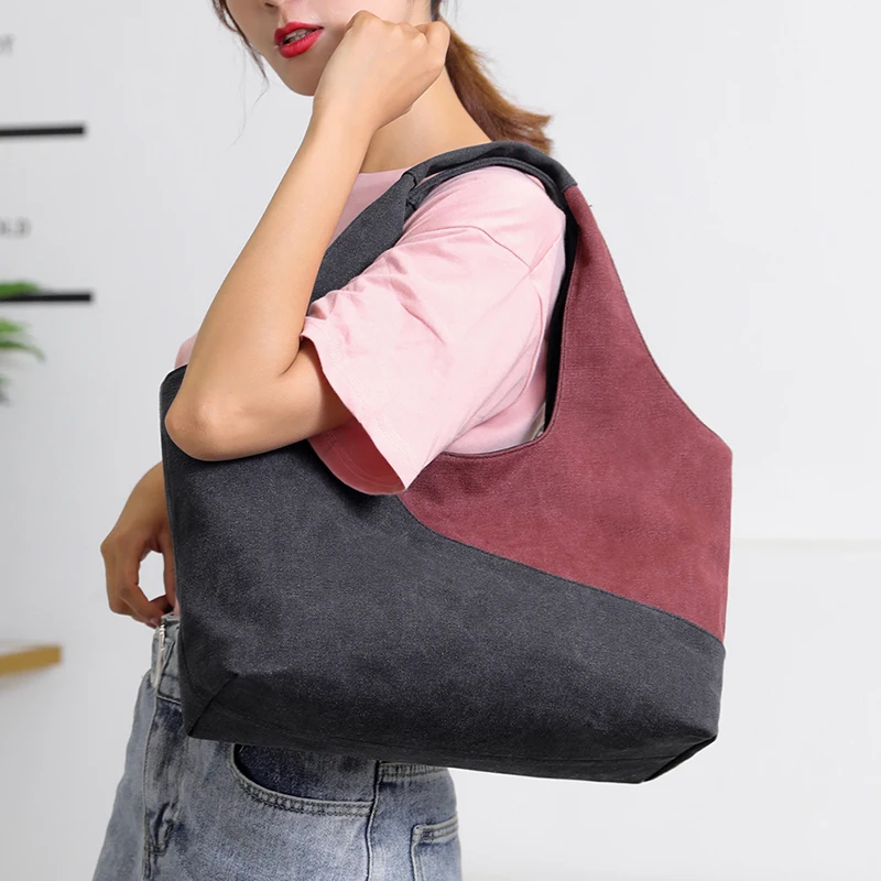 SUNNY SHOP сумка на плечо Холщовая Сумка женская большая винтажная Сумка-тоут Сумка Хобо сумки женские панельные классические