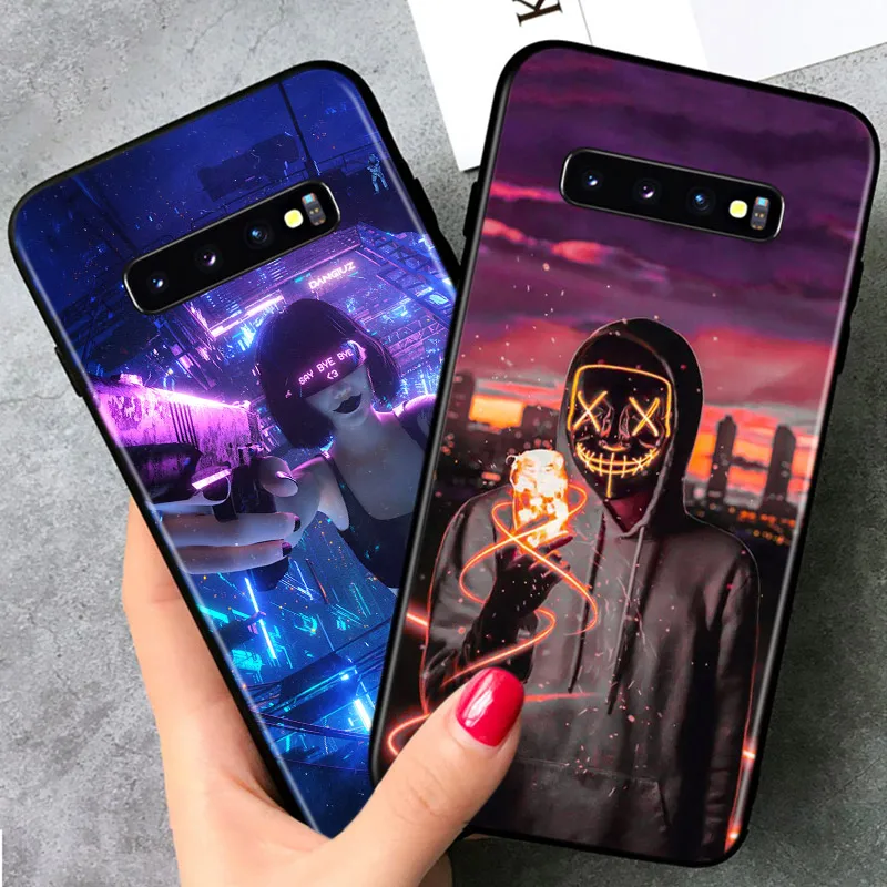Street Brand Boy Girls Silicone Cover For Samsung Galaxy S20 FE Ultra S10 S10E Lite S9 S8 S7 S6 Edge Plus Phone Case