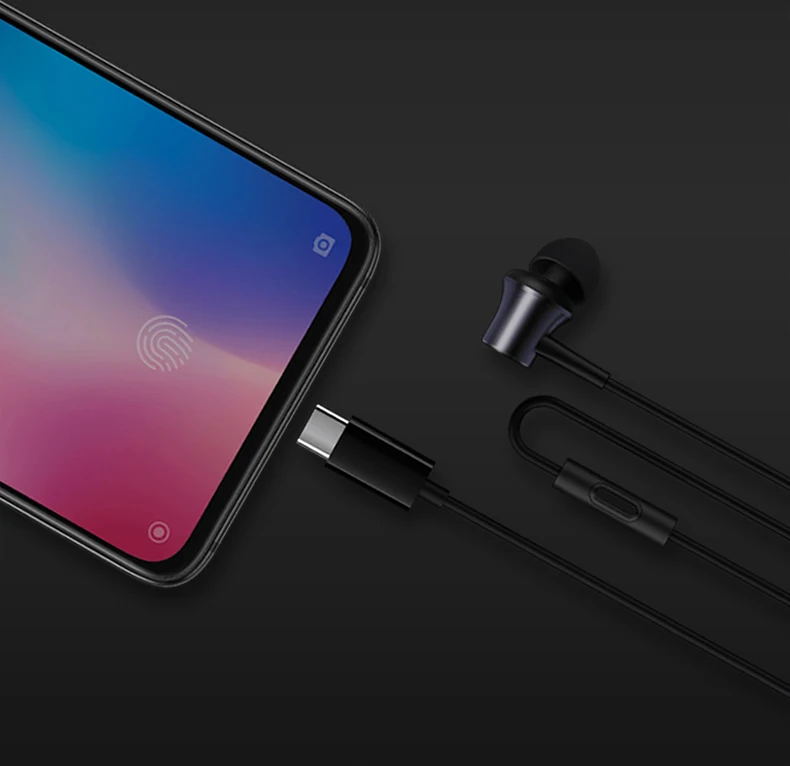 Co mi ng Xiao mi Piston 3 наушники тип-c версия в уши mi провод для наушников управление с mi c для мобильного телефона гарнитура