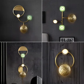 

nordice luminaria aplique luz pared rope dining room living room bedside espelho lampara pared