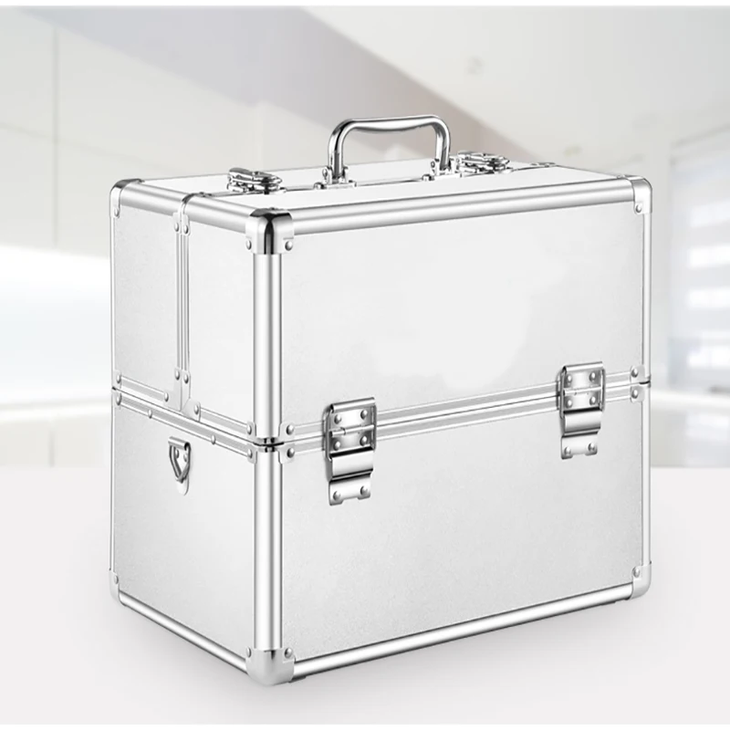 Aluminium Metal Full Set Medical Box Family Multi-Storey Medical Emergency Care Double Open Three Floors Customized