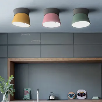 

Modern LED Ceiling Lamp Lights Nordic Ceiling Lighting Restaurant Macaron Multicolor Ceiling Lamp Bedroom Lighting