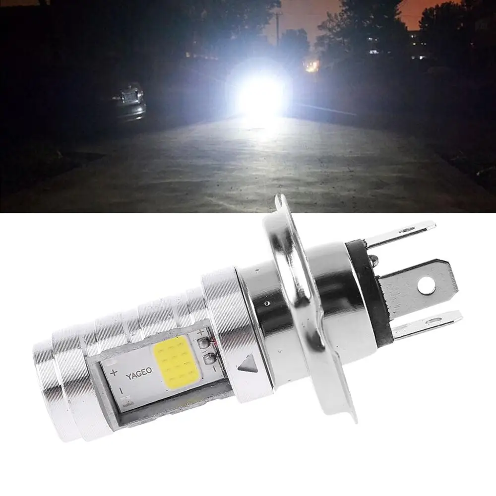 Xumeili 15W H4 Motorcycle Bulb LED Lamp Hi/Lo Beam Headlight Front Light For Honda Kawasaki 