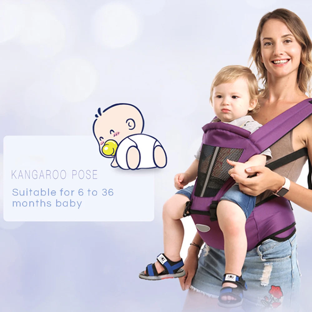 Эргономичный слинг младенческий детский Хипсит несущий корсет передняя сторона Перевозчик дышащий 4 в 1 слинг рюкзак для путешествий ребенка