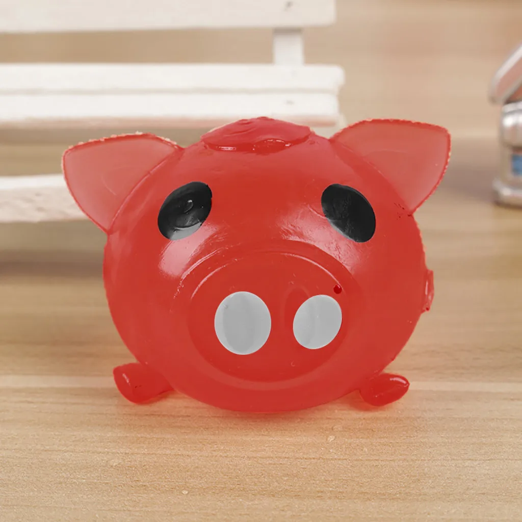 1 шт. Jello Pig милый антистресс Splat водный мяч-свинка вентиляционная игрушка вентиляционная липкая свинья декомпрессия Splat мяч свинья игрушка G928