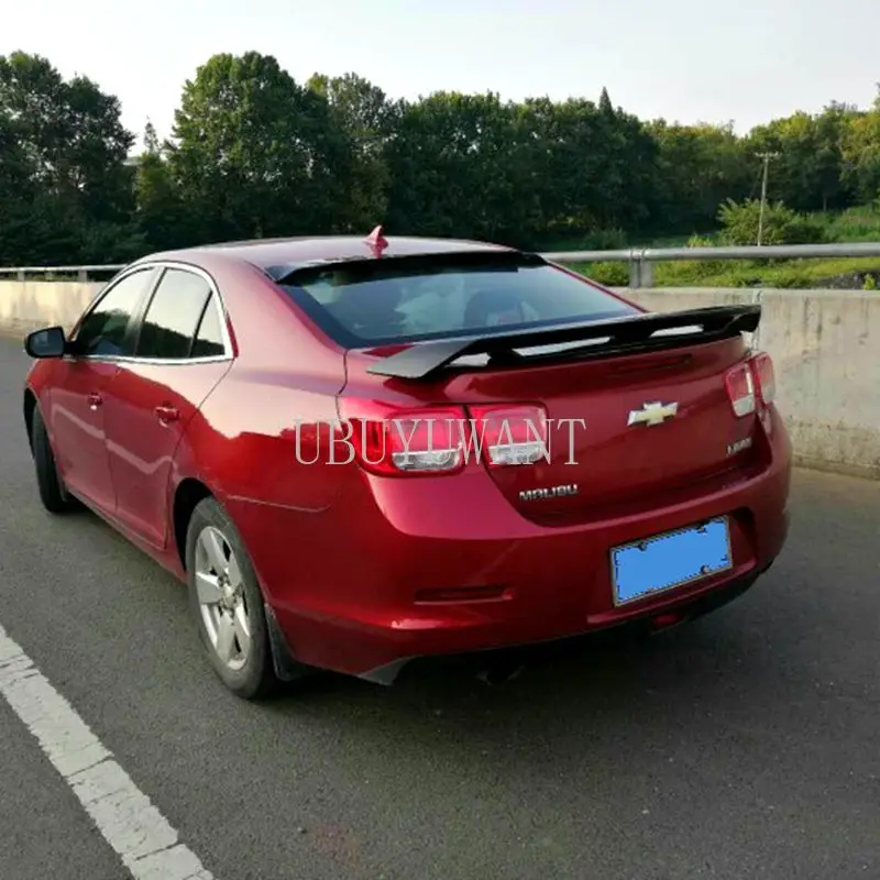 Для Chevrolet Malibu спойлер 2012- высокое качество абс материал автомобильное заднее крыло праймер цвет задний спойлер для Malibu